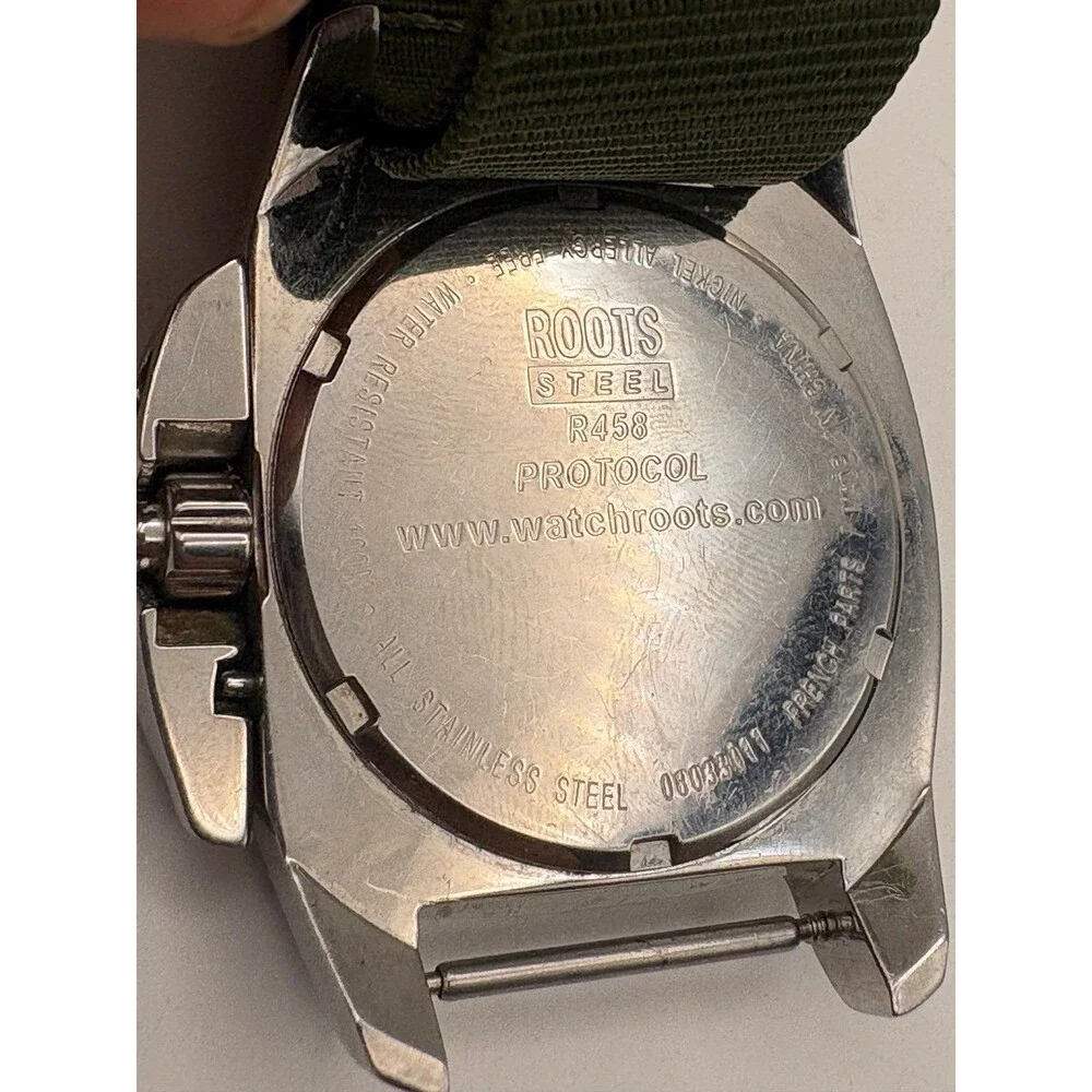 Vintage Roots Protocol R458 Men's Watch White Dial 100M | Crown Guard